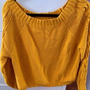 Yellow sweater